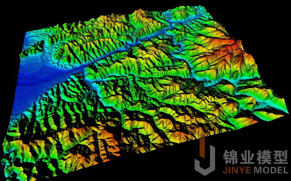 制作地形沙盤(pán)時(shí)要選擇合適精度的高程數(shù)據(jù)